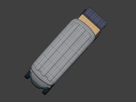 Generic Ultra Large Golf Cart - Electric Sport Vehicle -- Blender 3D Model
