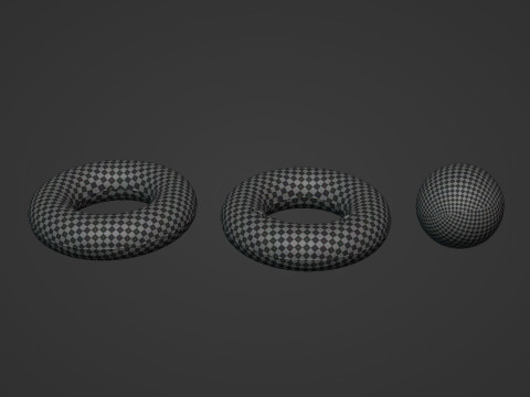 Inflatable Pool Toys - Ring - Beach Ball 3D Model