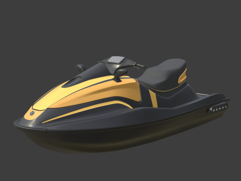 Generic JetSki -- Original Design 3D Model