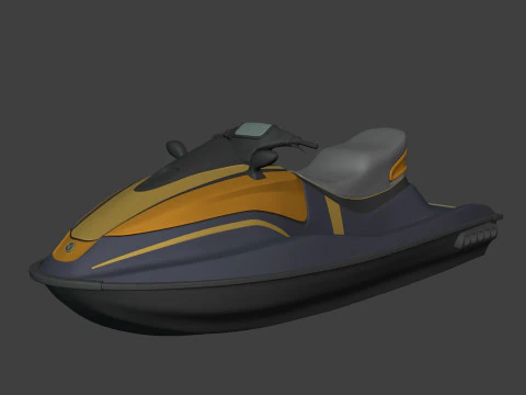 Generic JetSki -- Original Design 3D Model