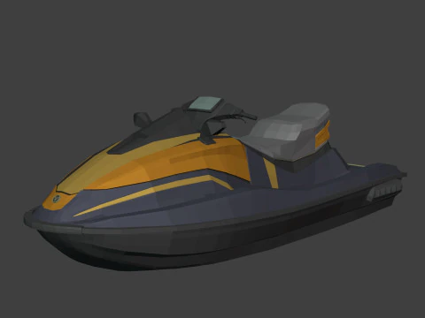 Generic JetSki -- Original Design 3D Model