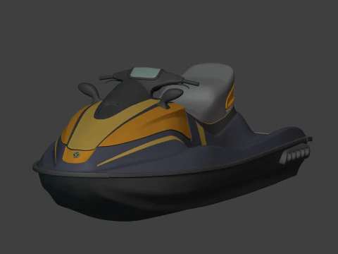 Generic JetSki -- Original Design 3D Model