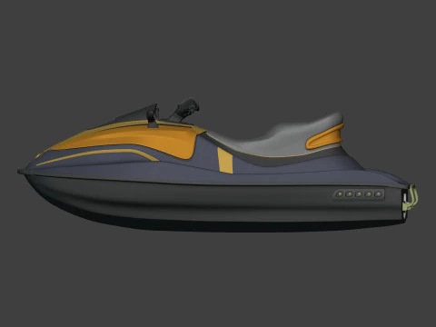 Generic JetSki -- Original Design 3D Model