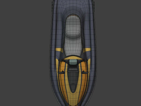 Generic JetSki -- Original Design 3D Model