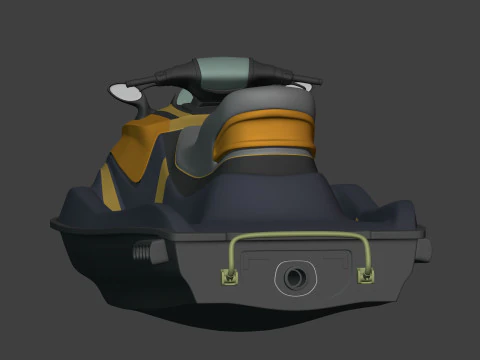 Generic JetSki -- Original Design 3D Model