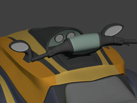 Generic JetSki -- Original Design 3D Model