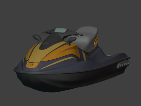 Typowy skuter wodny Model 3D