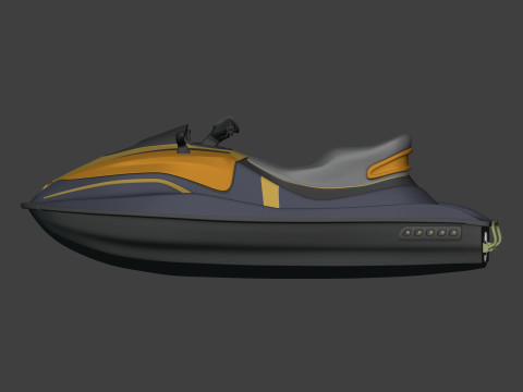 Typowy skuter wodny Model 3D