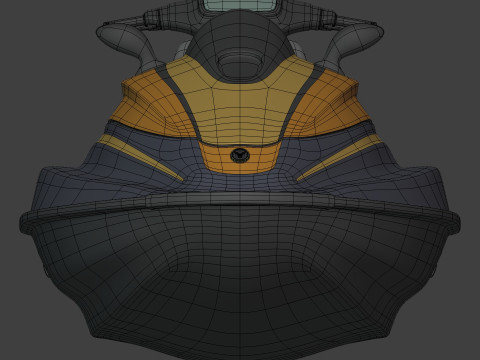 Typowy skuter wodny Model 3D