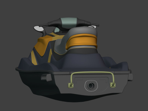 Typowy skuter wodny Model 3D