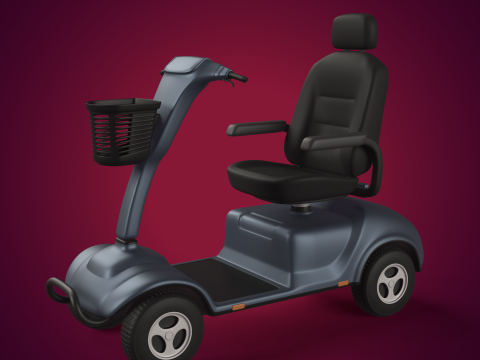 일반 이동성 스쿠터 3D 모델