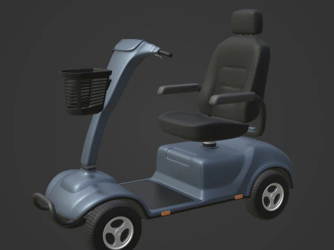 Generic Mobility Scooter 3D Model