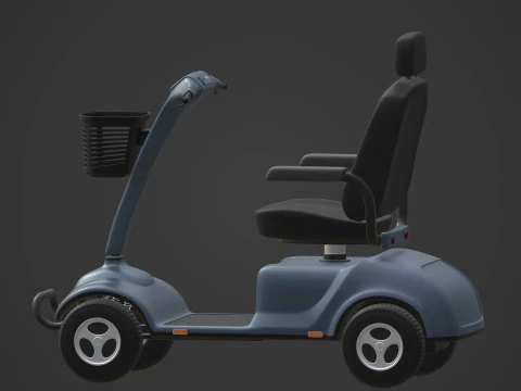 Generic Mobility Scooter 3D Model