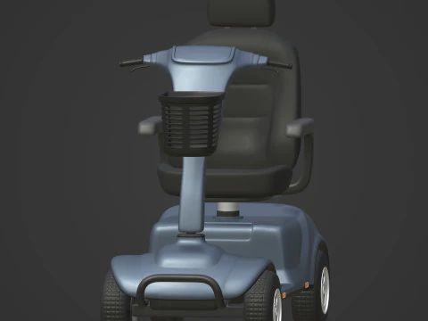 Generic Mobility Scooter 3D Model