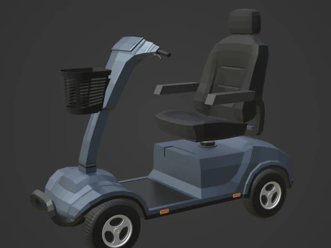 Generic Mobility Scooter 3D Model