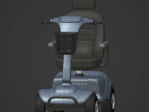 Generic Mobility Scooter 3D Model