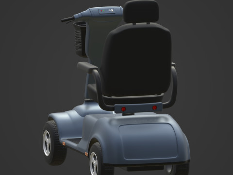 Универсальный мобильный скутер 3D Модель