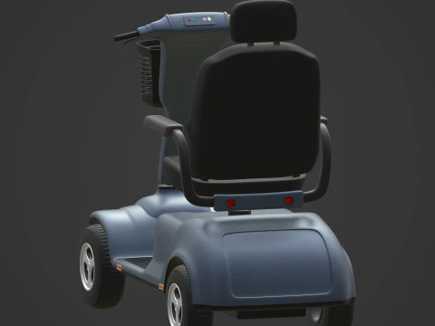 Generic Mobility Scooter 3D Model