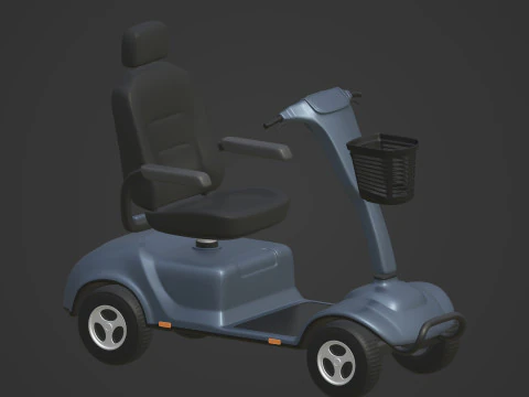 Generic Mobility Scooter 3D Model