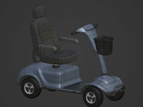Универсальный мобильный скутер 3D Модель