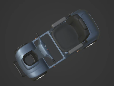 Generic Mobility Scooter 3D Model