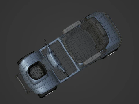 Generic Mobility Scooter 3D Model