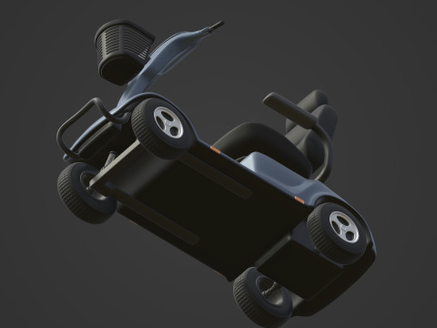 Универсальный мобильный скутер 3D Модель