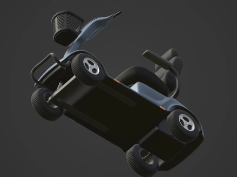 Generic Mobility Scooter 3D Model