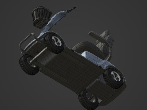 Универсальный мобильный скутер 3D Модель