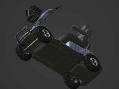 Generic Mobility Scooter 3D Model
