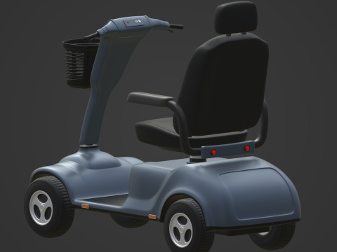 Универсальный мобильный скутер 3D Модель