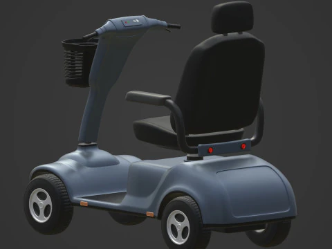 Generic Mobility Scooter 3D Model