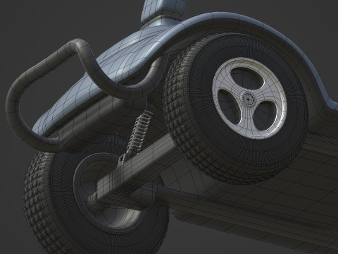 Универсальный мобильный скутер 3D Модель