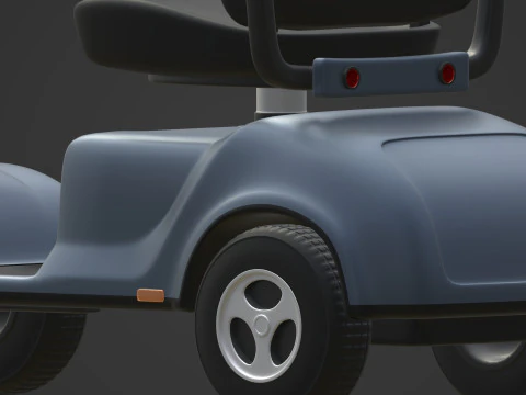 Generic Mobility Scooter 3D Model