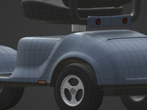 Универсальный мобильный скутер 3D Модель