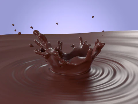 Crown Splash - Liquid - Water - Milk - Juice - Chocolate - Paint 3D Model