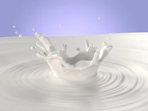 Crown Splash - Liquid - Water - Milk - Juice - Chocolate - Paint 3D Model