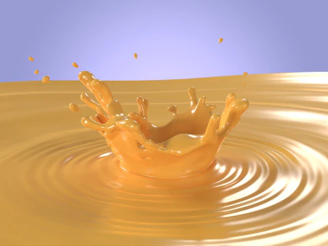 Crown Splash - Liquid - Water - Milk - Juice - Chocolate - Paint 3D Model