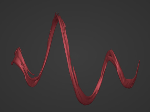 Paint Splash 3D Model