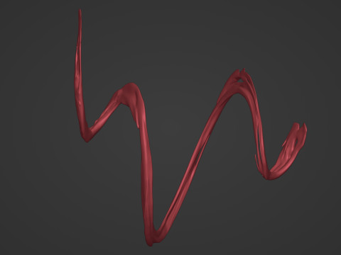 Paint Splash 3D Model