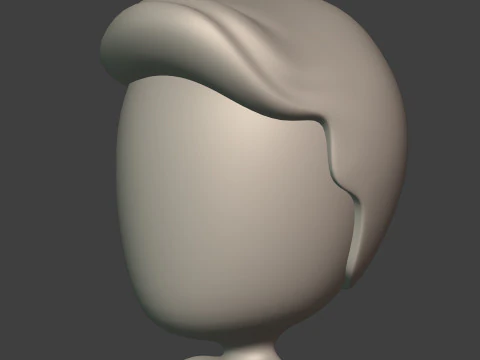 Cartton Stickman with IK and FK Rig 3D Model