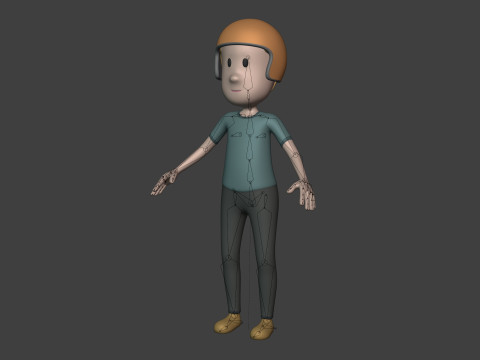 Cartoon Transport - Delivery Pack 3D Model