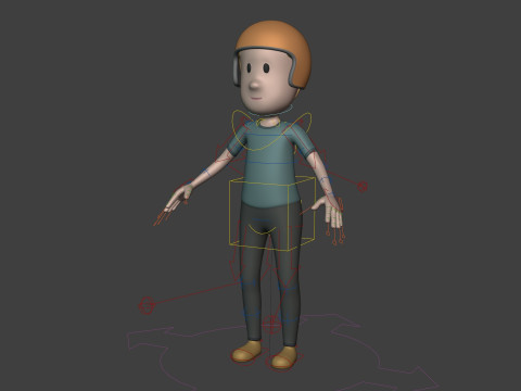 Cartoon Transport - Delivery Pack 3D Model