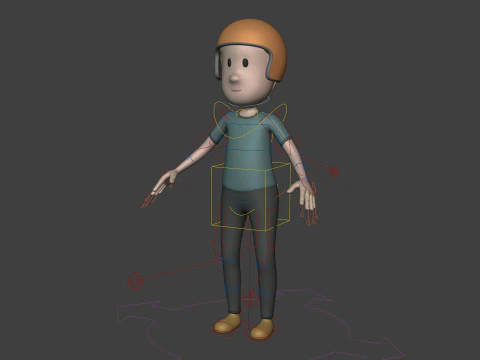 Cartoon Transport - Delivery Pack 3D Model