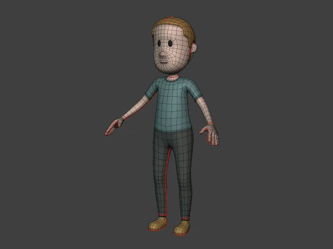 Cartoon Transport - Delivery Pack 3D Model