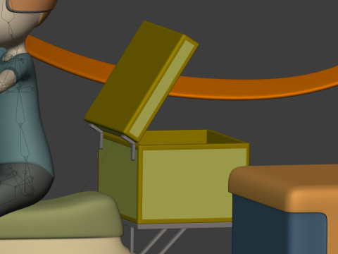 Cartoon Transport - Delivery Pack 3D Model