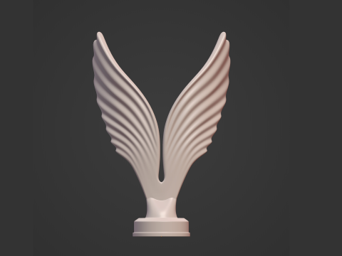 Figura de &aacute;guila abstracta Modelo 3D