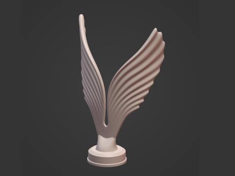 Figura de &aacute;guila abstracta Modelo 3D