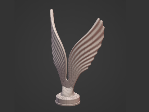 Figura de &aacute;guila abstracta Modelo 3D