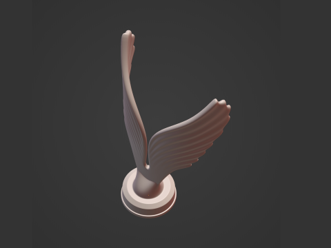Figura de &aacute;guila abstracta Modelo 3D